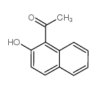 1-乙酰基-2-萘酚结构式
