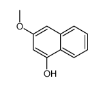 3-甲氧基-1-萘酚结构式