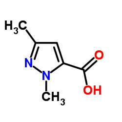 1,3-二甲基-1氢-吡唑-5-甲酸结构式