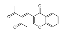 3-[(4-oxochromen-3-yl)methylidene]pentane-2,4-dione结构式