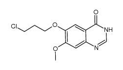 4(3H)-Quinazolinone, 6-(3-chloropropoxy)-7-Methoxy-结构式