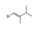 1-bromo-2,3-dimethyl-but-1-ene结构式