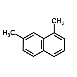 1,7-二甲基萘结构式
