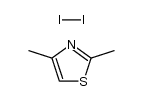 2,4-dimethylthiazole compound with diiodine (1:1)结构式