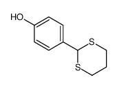 4-(1,3-Dithian-2-yl)phenol结构式