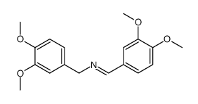 N-(3,4-dimethoxybenzyl)-N-3,4-dimethyoxybenzylimine结构式
