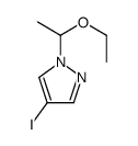 1-(1-乙氧基乙基)-4-碘吡唑结构式