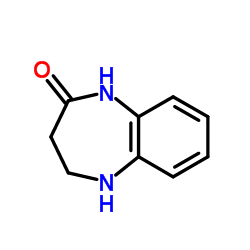 1,3,4,5-四氢-苯并[B][1,4]二氮杂革-2-酮结构式