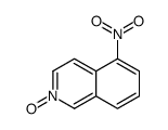 5-nitro-2-oxidoisoquinolin-2-ium结构式
