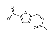 4-(5-nitrothiophen-2-yl)but-3-en-2-one结构式