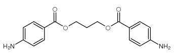 1,3-丙二醇双(4-氨基苯甲酸酯)结构式