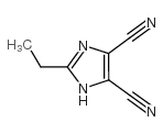 2-乙基-1H-咪唑-4,5-二甲腈结构式