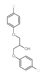 1,3-bis(4-chlorophenoxy)propan-2-ol结构式