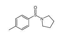 1-(4-methylphenyl)sulfinylpyrrolidine结构式