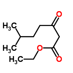 Ethyl 6-methyl-3-oxoheptanoate结构式
