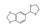 5-(1,3-dithiolan-2-yl)-1,3-benzodioxole结构式