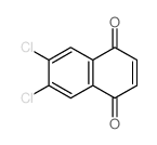 1,4-Naphthalenedione,6,7-dichloro-结构式