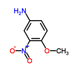 4-甲氧基-3-硝基苯胺结构式
