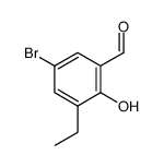 5-Bromo-3-ethylsalicylaldehyde结构式