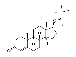 17β-TBDMS-testosterone结构式