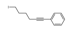(6-iodohex-1-yn-1-yl)benzene结构式