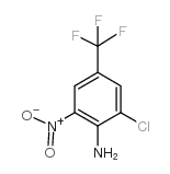 4-氨基-3-氯-5-硝基三氟甲苯结构式