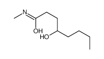 4-hydroxy-N-methyloctanamide结构式