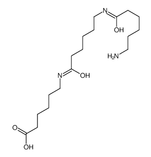 HEXANOICACID,6-[[6-[(6-AMINO-1-OXOHEXYL)AMINO]-1-OXOHEXYL]AMINO]-结构式
