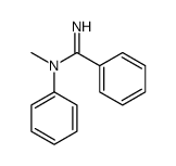 N-methyl-N-phenylbenzenecarboximidamide结构式
