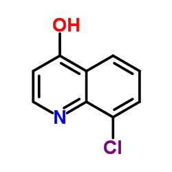 8-氯-4-羟基喹啉结构式