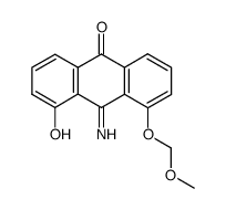 4-hydroxy-10-imino-5-(methoxymethoxy)anthracen-9(10H)-one结构式