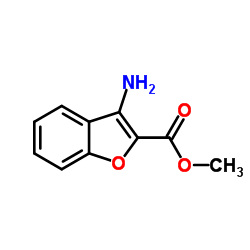3-氨基 苯并呋喃-2-甲酸甲酯结构式