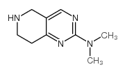 n,n-dimethyl-5,6,7,8-tetrahydropyrido[4,3-d]pyrimidin-2-amine结构式