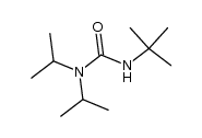 3-tert-butyl-1,1-diisopropylurea结构式