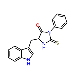 苯硫代乙内酰脲-色氨酸结构式