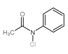 N-氯代乙酰苯胺结构式