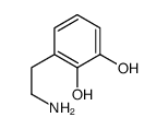3-(2-Aminoethyl)-1,2-benzenediol结构式
