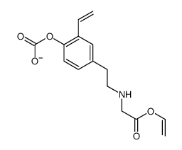 [4-[2-[(2-ethenoxy-2-oxoethyl)amino]ethyl]-2-ethenylphenyl] carbonate结构式