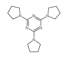 1,3,5-Triazine,2,4,6-tri-1-pyrrolidinyl-结构式