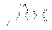 N1-(2-chloro-ethyl)-4-nitro-o-phenylenediamine结构式