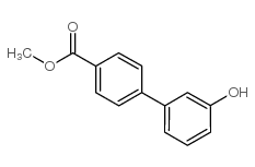 4-(3-羟苯基)苯甲酸甲酯结构式