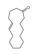 trans-cyclopentadec-5-enone结构式