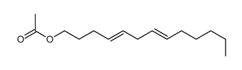 (Z,E)-trideca-4,7-dien-1-yl acetate结构式