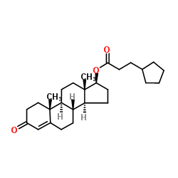 环戊丙酸睾酮结构式
