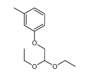 1-(2,2-diethoxyethoxy)-3-methylbenzene结构式