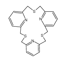 3,11,19-trithia[3.3.3]pyridinophane结构式