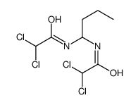 2,2-dichloro-N-[1-[(2,2-dichloroacetyl)amino]butyl]acetamide结构式