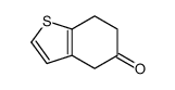 6,7-dihydro-4H-1-benzothiophen-5-one结构式