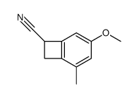4-methoxy-2-methylbicyclo[4.2.0]octa-1(6),2,4-triene-7-carbonitrile结构式
