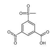3-(甲基磺酰基)-5-硝基苯甲酸结构式